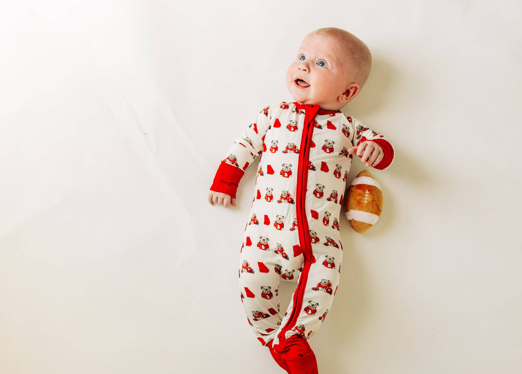 GA State Shape Unisex Kids Pajamas