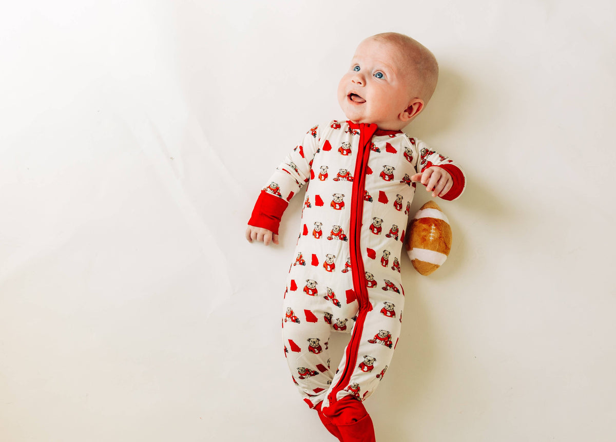 GA State Shape Unisex Kids Pajamas