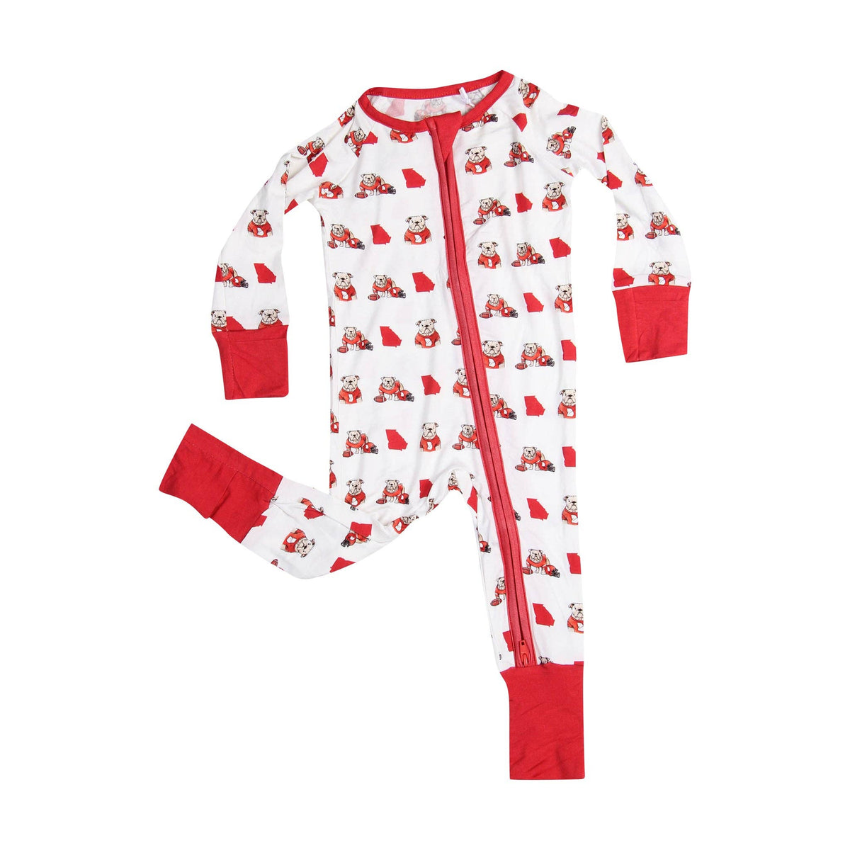 GA State Shape Unisex Kids Pajamas