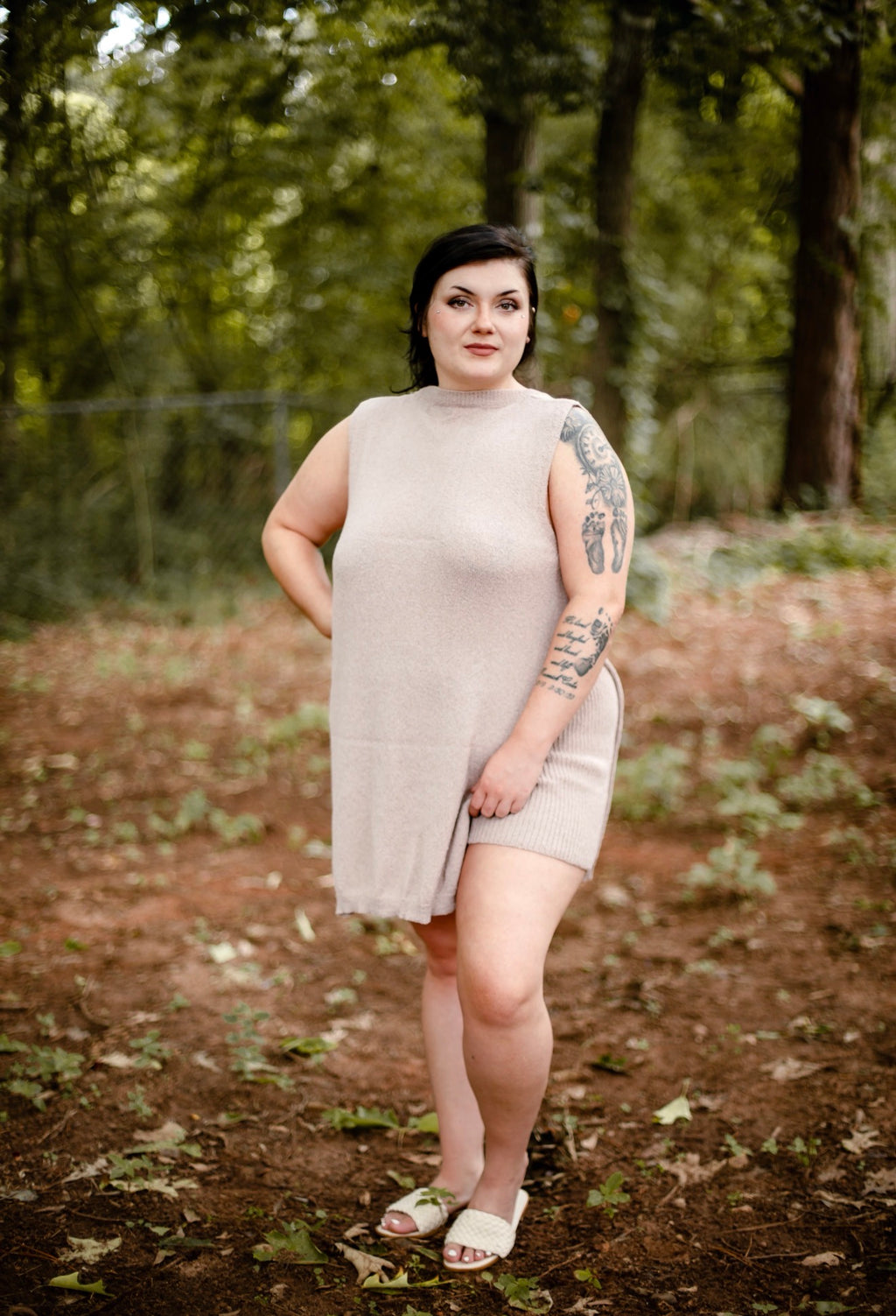Knit Split Hem Set