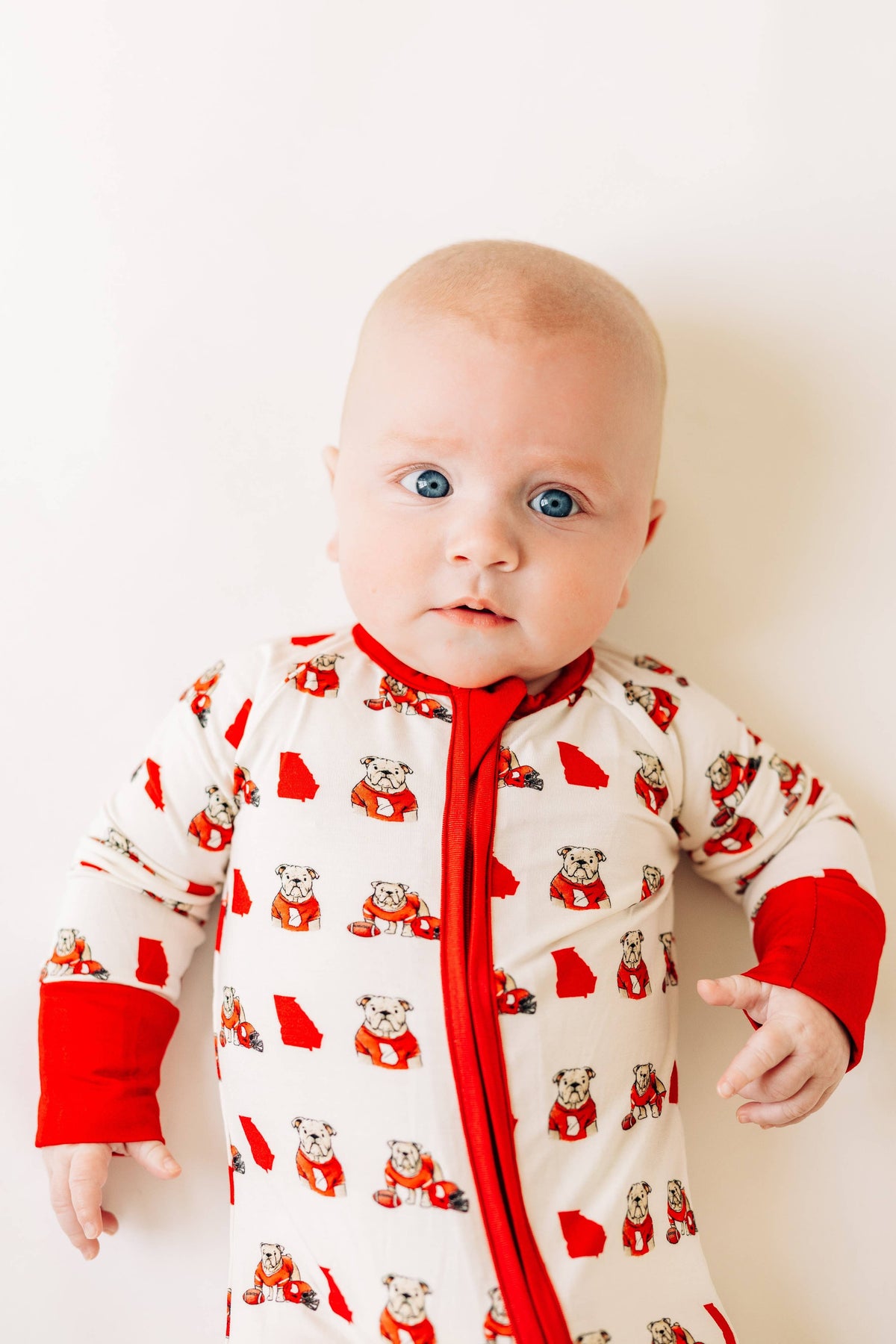 GA State Shape Unisex Kids Pajamas